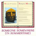 Simple Minds - Someone Somewhere (In Summertime) cover artwork